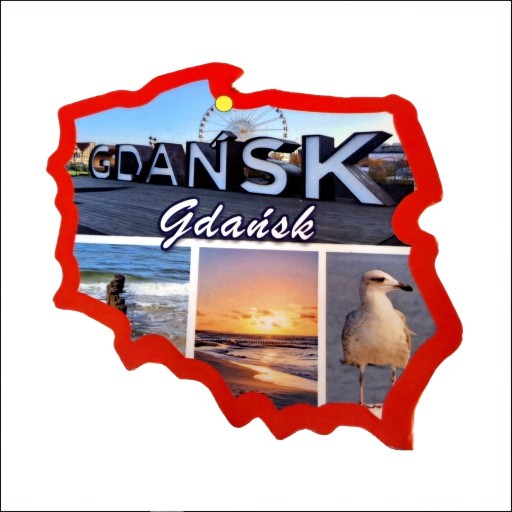 Zdjęcie oferty: Magnes na lodówkę Gdańsk Polska