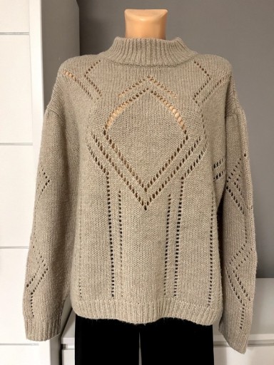 Zdjęcie oferty: Gruby ciepły wełna alpaka sweter H&M S oversize