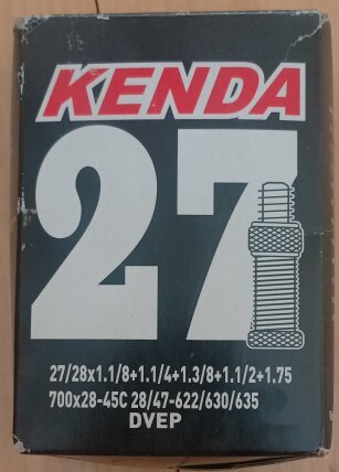 Zdjęcie oferty: Dętka Kenda 27/28. 700x28-45C DVEP