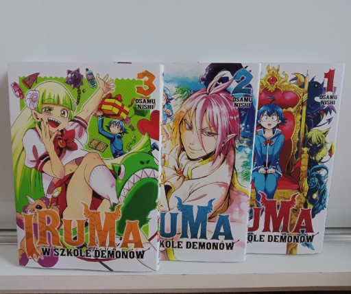 Zdjęcie oferty: Iruma w szkole demonów Manga tomy: 1,2,3