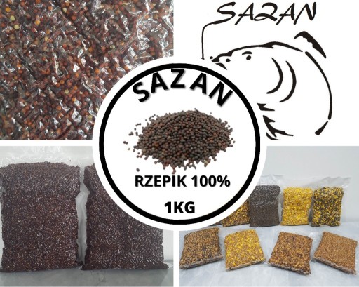 Zdjęcie oferty: Zanęta wędkarska Rzepik gotowany 1kg Sazan Baits