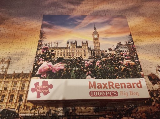 Zdjęcie oferty: Puzzle Londyn Big Ben Parlament 1000 elementów