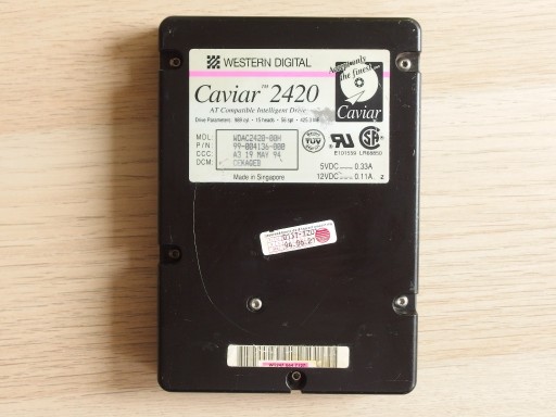 Zdjęcie oferty: Western Digital Caviar 425MB 2420 dysk HDD ATA 3,5