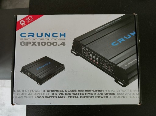 Zdjęcie oferty: Crunch gpx1000.4 wzmacniacz 4 kanalowy