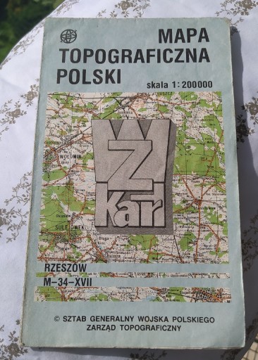 Zdjęcie oferty: Mapa topograficzna Rzeszów  M34XVII