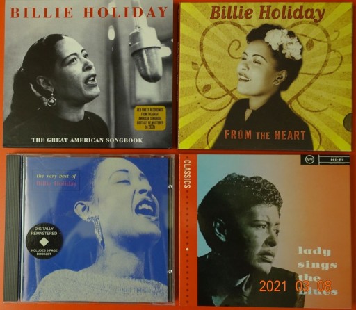 Zdjęcie oferty: Billie Holiday - From The Heart i inne (paczka 5CD