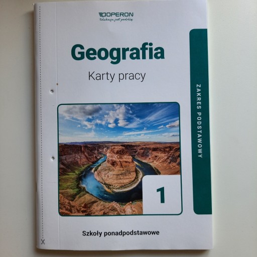 Zdjęcie oferty: Geografia 1 zakres podstawowy, Karty pracy, Operon