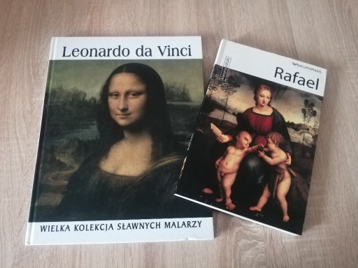 Zdjęcie oferty: LEONARDO DA VINCI , RAFAEL ZESTAW 2 KSIĄŻEK