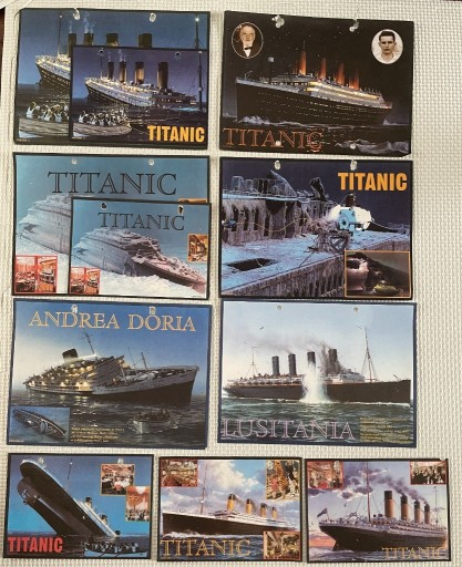 Zdjęcie oferty: Karteczki do segregatora zestaw Titanic film
