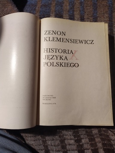 Zdjęcie oferty: Historia Języka Polskiego. Zenon Klemensiewicz