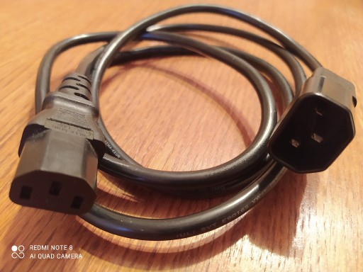 Zdjęcie oferty: Przedłużacz kabla zasilającego PC 1,5m