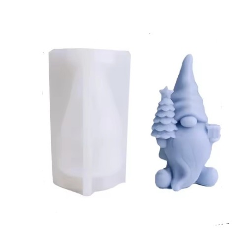 Zdjęcie oferty: GNOM SANTA z CHOINKĄ forma silikonowa 9.4*5.5 do Odlewów Świec Mydła Wosku 