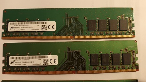 Zdjęcie oferty: Pamięć DDR4 8GB 1Rx8 PC4-2666 MTA8ATF1G64AZ