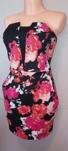 Zdjęcie oferty: LIPSY sukienka floral Zip dopasowana cudna 38/M 