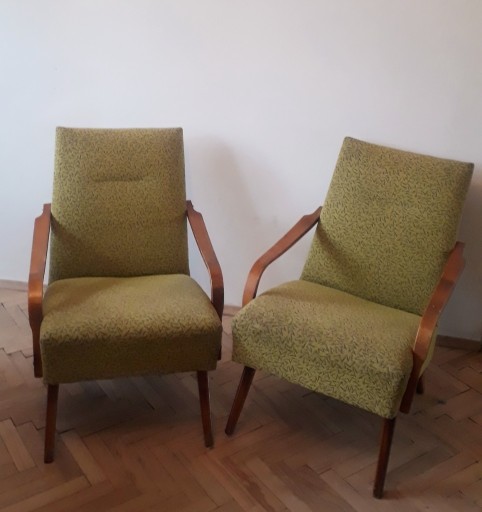 Zdjęcie oferty: 2 fotele JITONA, Czechosłowacja lata '60, PRL