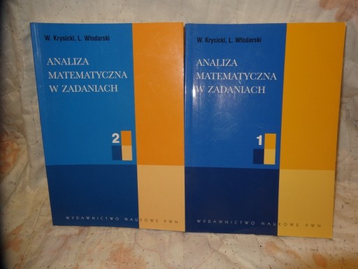 Zdjęcie oferty: Analiza matematyczna w zadaniach Tom 1+2 Krysicki