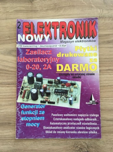 Zdjęcie oferty: Nowy elektronik 2/1999