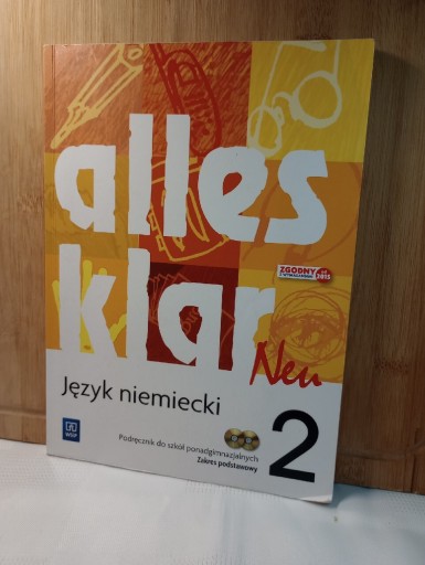 Zdjęcie oferty: Alles Klar Neu 2. Język niemiecki. Podręcznik + CD
