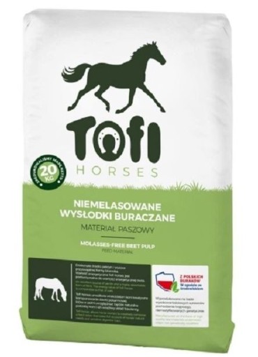 Zdjęcie oferty: Wysłodki niemelasowane Tofi Horses 20 kg