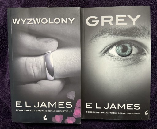 Zdjęcie oferty: Wyzwolony i Grey 2 książki E.L. JAMES