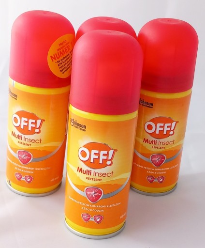 Zdjęcie oferty:   OFF! Multi Insect , spray na komary i kleszcze 