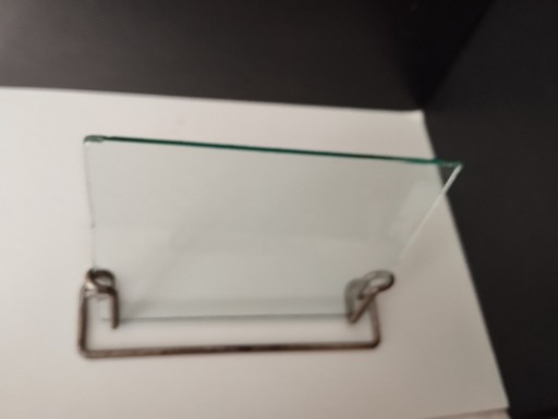 Zdjęcie oferty: PRL Półka na przybory toaletowe metal szkło
