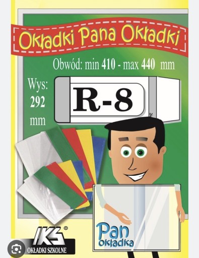 Zdjęcie oferty: Okładka na książkę R-8 29,2cm x 44cm -1szt.