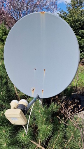 Zdjęcie oferty: Antena Satelitarna 80 cm +2 konwertery