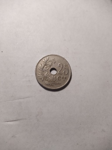 Zdjęcie oferty: Belgia 25 cent 1913 Belgie