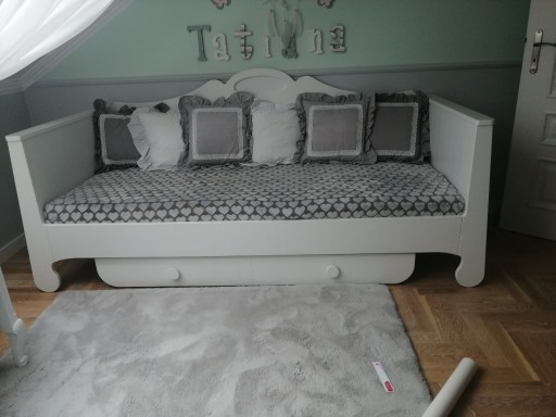 Zdjęcie oferty: Łóżko młodzieżowe 200x90 białe + materac