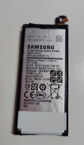 Zdjęcie oferty: Bateria Samsung Galaxy A5 A520F EB-BA520ABE