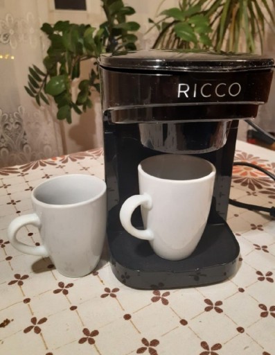 Zdjęcie oferty: Ricco ekspres do kawy CM1160-GS + 2 kubki 