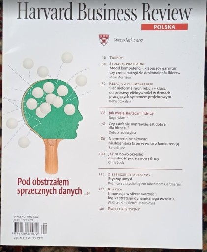 Zdjęcie oferty: Harvard Business Review wrzesień 2007