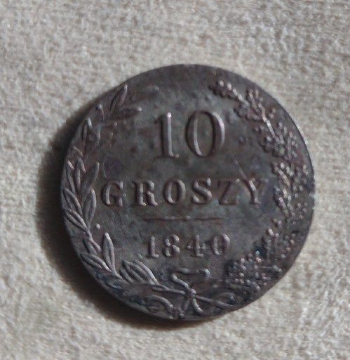 Zdjęcie oferty: 10 groszy 1840 srebna