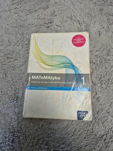 Zdjęcie oferty: podręcznik Matematyka 1 poziom podstawowy  nowa era