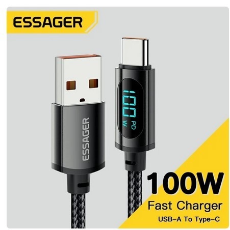 Zdjęcie oferty: Kabel USB USB typu C z watomierzem 100W 1m
