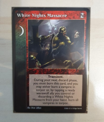 Zdjęcie oferty: VTES Vampire the Eternal White Nights Massacre