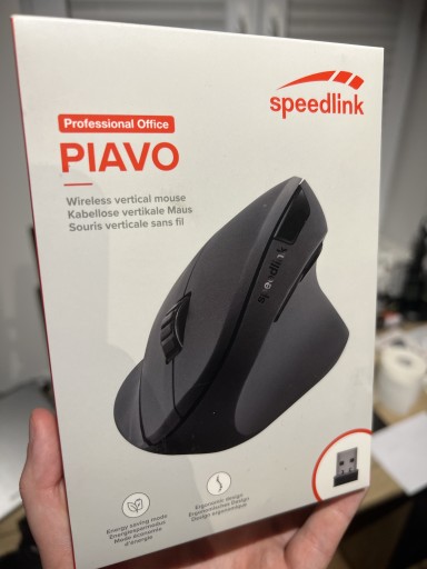 Zdjęcie oferty: Myszka bezprzewodowa, pionowa SpeedLink PIAVO