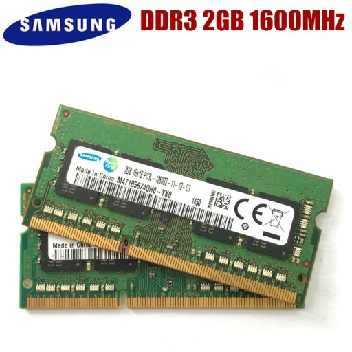 Zdjęcie oferty: Pamięć RAM 2 GB SAMSUNG 1Rx16 PC3L-12800S-11-12-C3