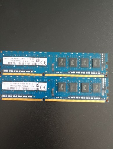 Zdjęcie oferty: Pamięć RAM 4GB 1Rx8 PC3- 12800U-11-12-A1 