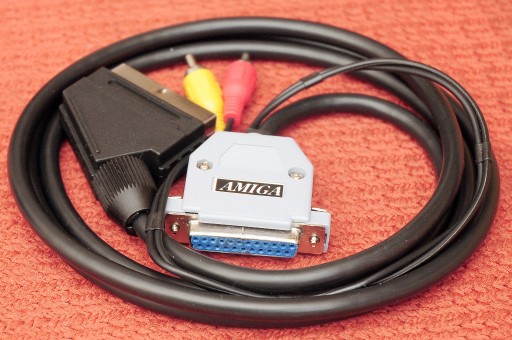 Zdjęcie oferty: Kabel Euro Scart -TV do Amigi  długości 160cmm