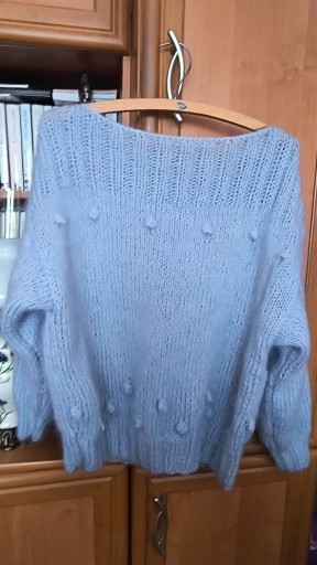 Zdjęcie oferty: Sweter hand made, jedwab z moherem, merino