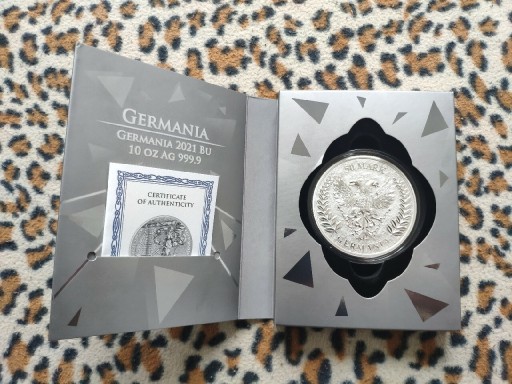 Zdjęcie oferty: Germania 2021 10 oz srebro 