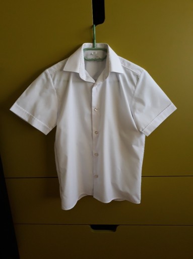 Zdjęcie oferty: Koszula biała JANKES MODA  z krótkim rękaw. 33/146