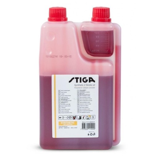 Zdjęcie oferty: Olej 2T Stiga Synthetic 1L (butelka z dozownikiem)