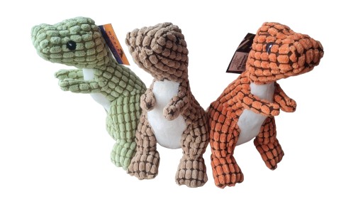 Zdjęcie oferty: Zabawka pluszowa dla psa dinozaur z piszczałką
