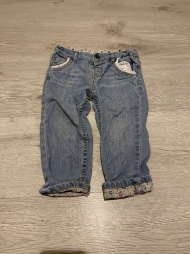Zdjęcie oferty: Spodnie jeansowe dziewczynka roz 80 MON Coeur
