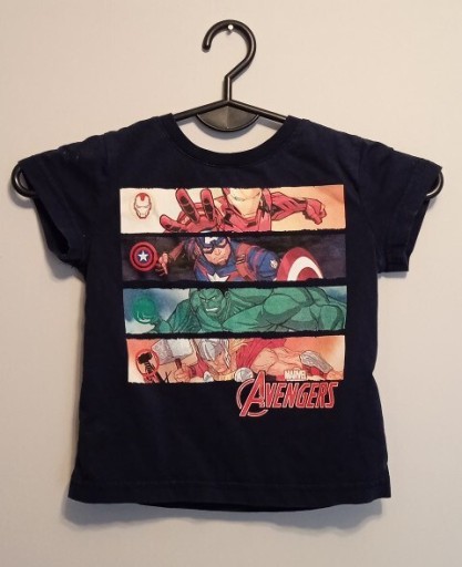 Zdjęcie oferty: T-shirt Granatowy Marvel Avengers 104