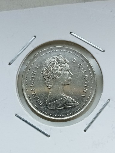 Zdjęcie oferty: Kanada 25 cent 1988 r