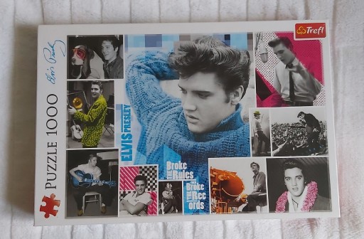 Zdjęcie oferty: Puzzle 1000 el. TREFL , " Elvis Presley "